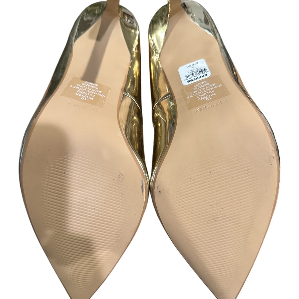 Express Gold Heels - Picture 5 of 8